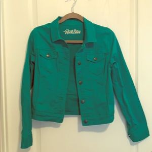 Teal Green Old Navy Jean Jacket